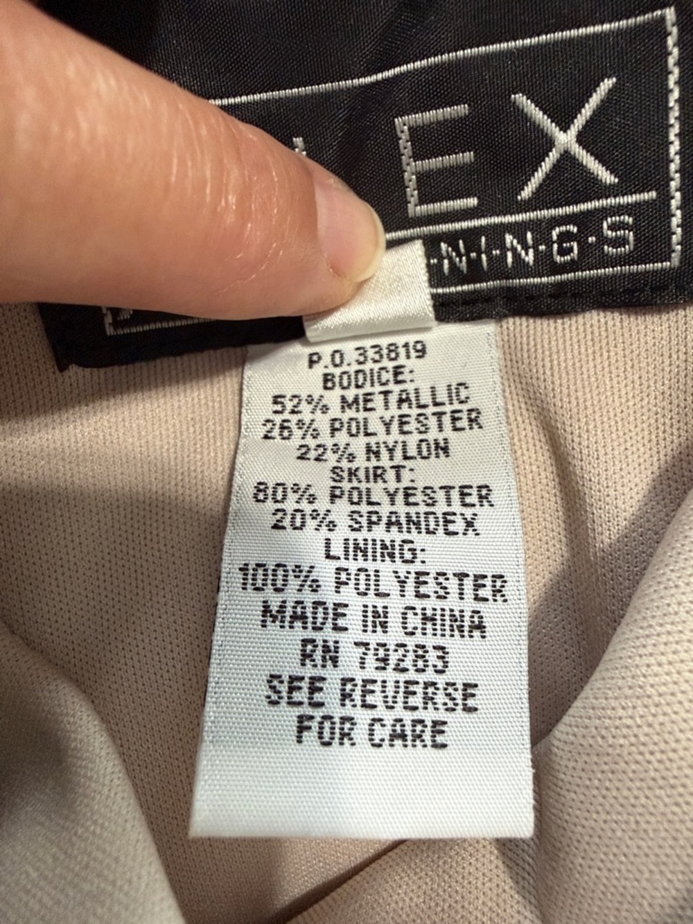 Alex Evenings Rose Gold Embroidered Evening Dress - Picture 4 of 8